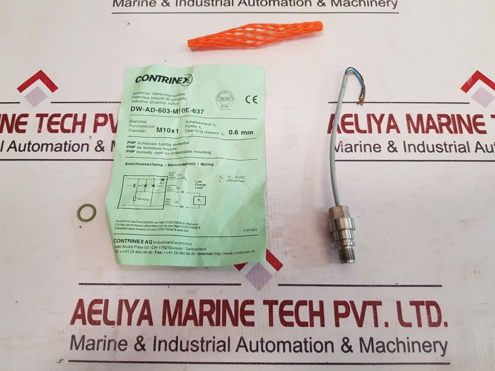 Contrinex Dw-ad-603-m10E-637 Inductive Proximity Switch
