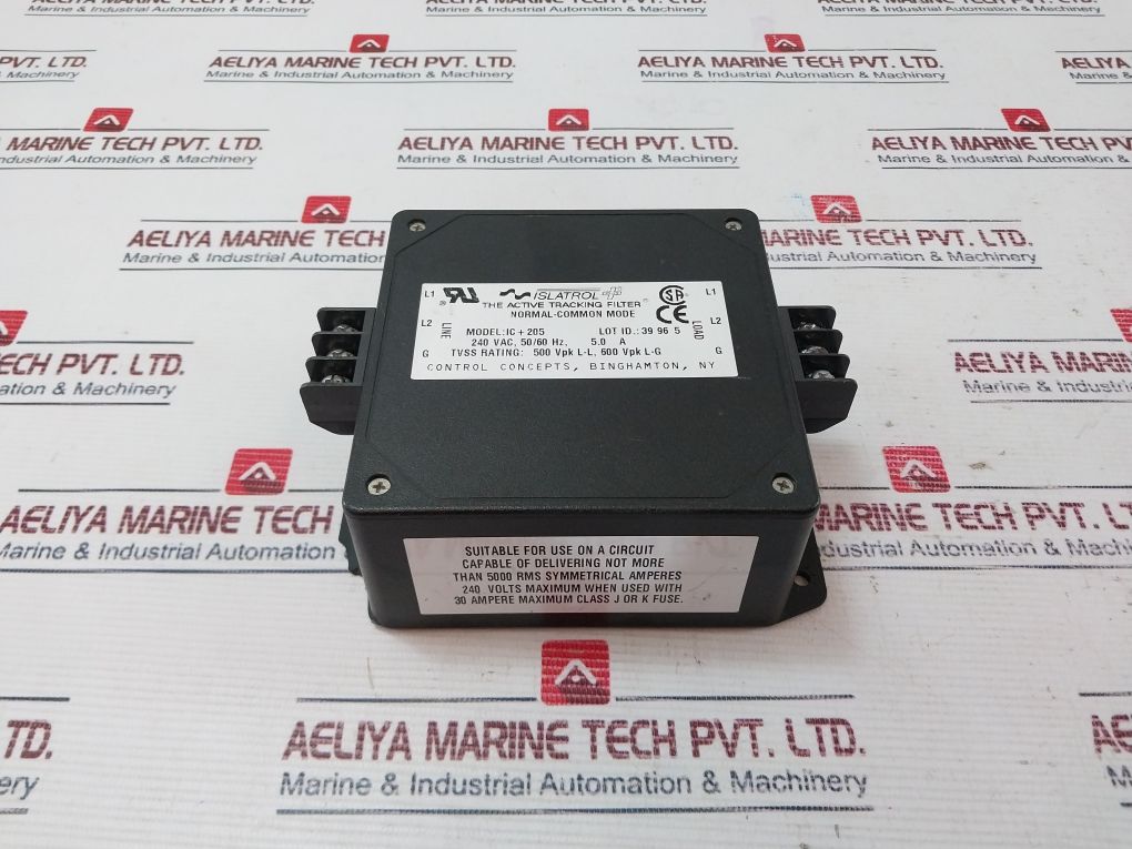 Control Concepts Ic+205 Active Tracking Filter 240 Vac