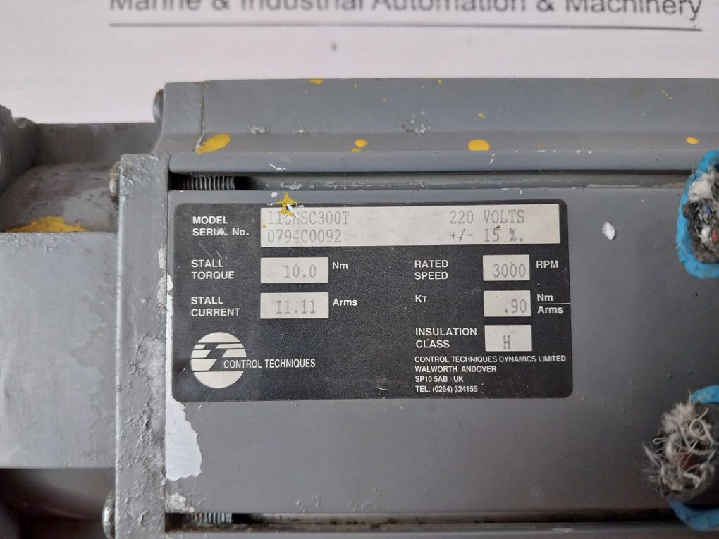 Control Techniques 113Hsc300T/11Chsc300T 220 Volts Ac Drive