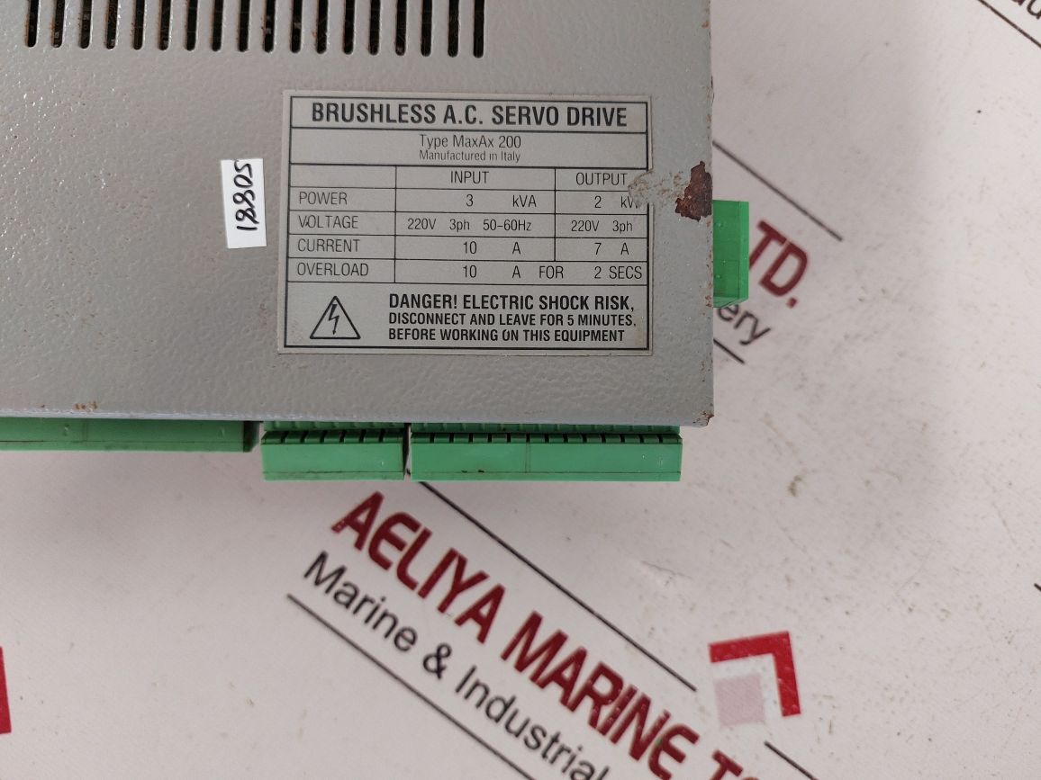 Control Techniques Maxax 200 Brushless A.C. Servo Drive