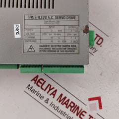 Control Techniques Maxax 200 Brushless A.C. Servo Drive