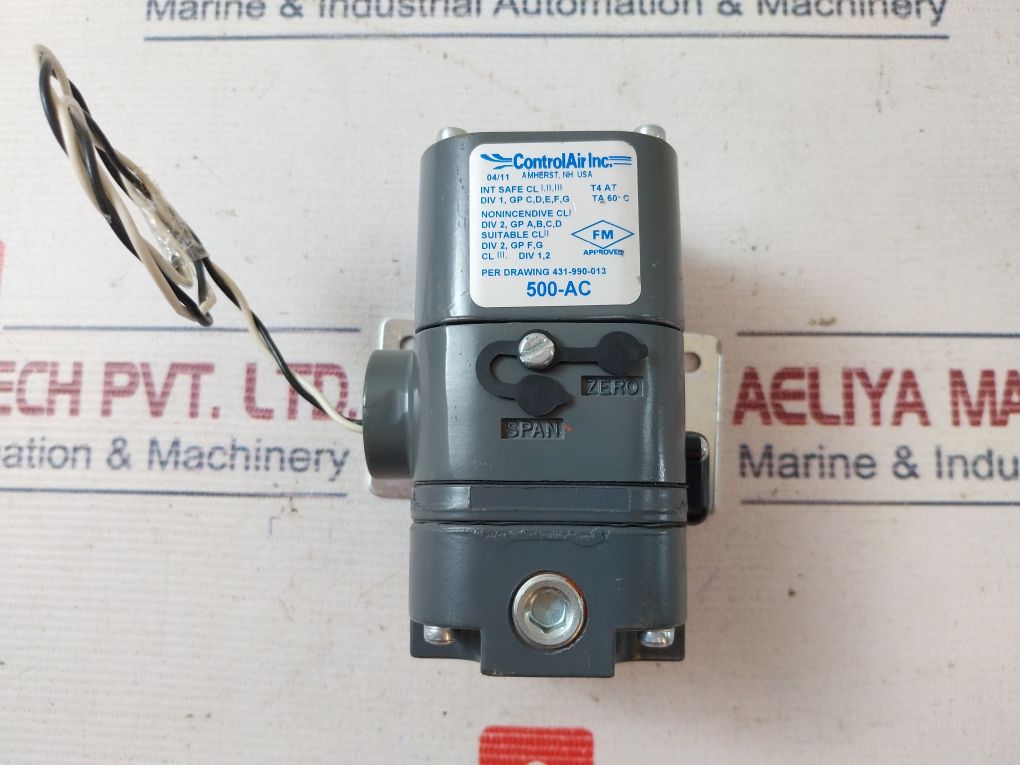 Controlair 500-ac I/P Transducer 4-20 Ma
