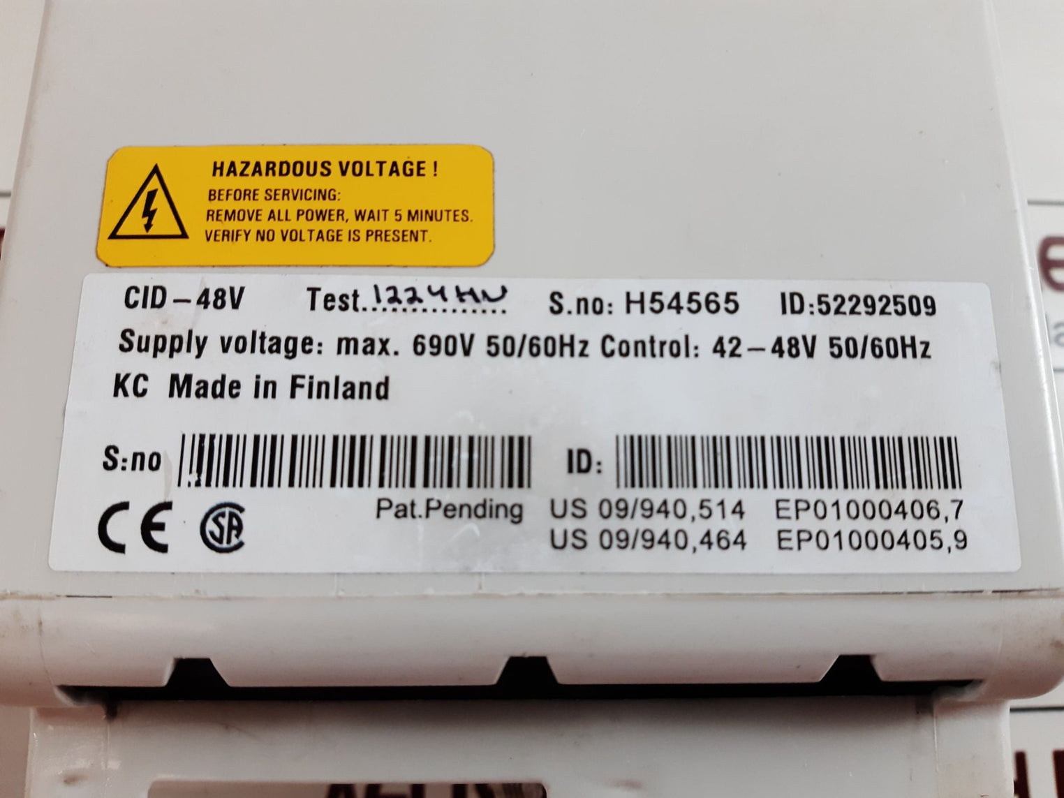 Controlpro cid-48v condition monitoring unit