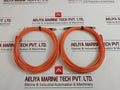 General Electric Fibre Optic 7800 Mm Orange Cable St-st Simplex 62.5/125