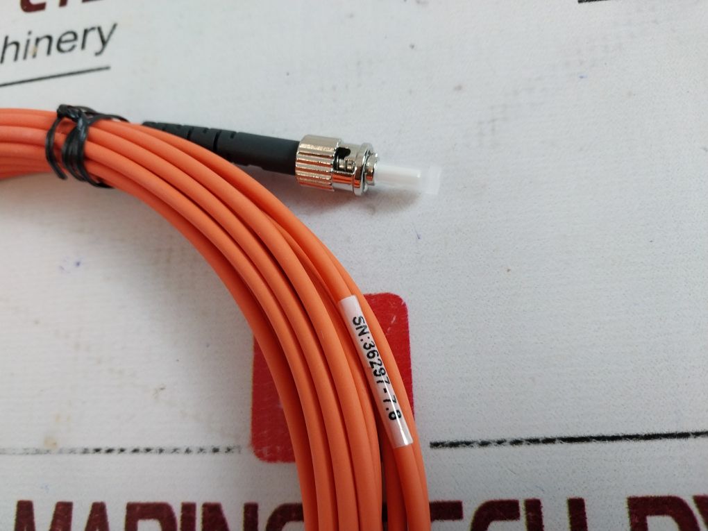 General Electric Fibre Optic 7800 Mm Orange Cable St-st Simplex 62.5/125