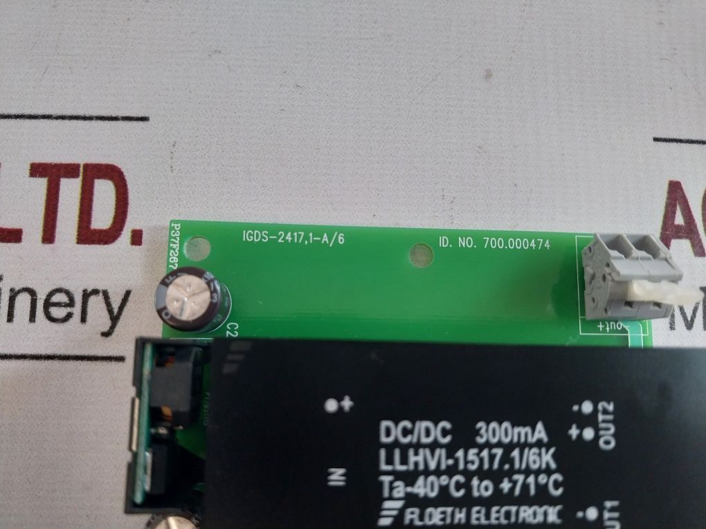 Converteam/Alstom Igds-2417.1-a/6 Power Supply 121101332