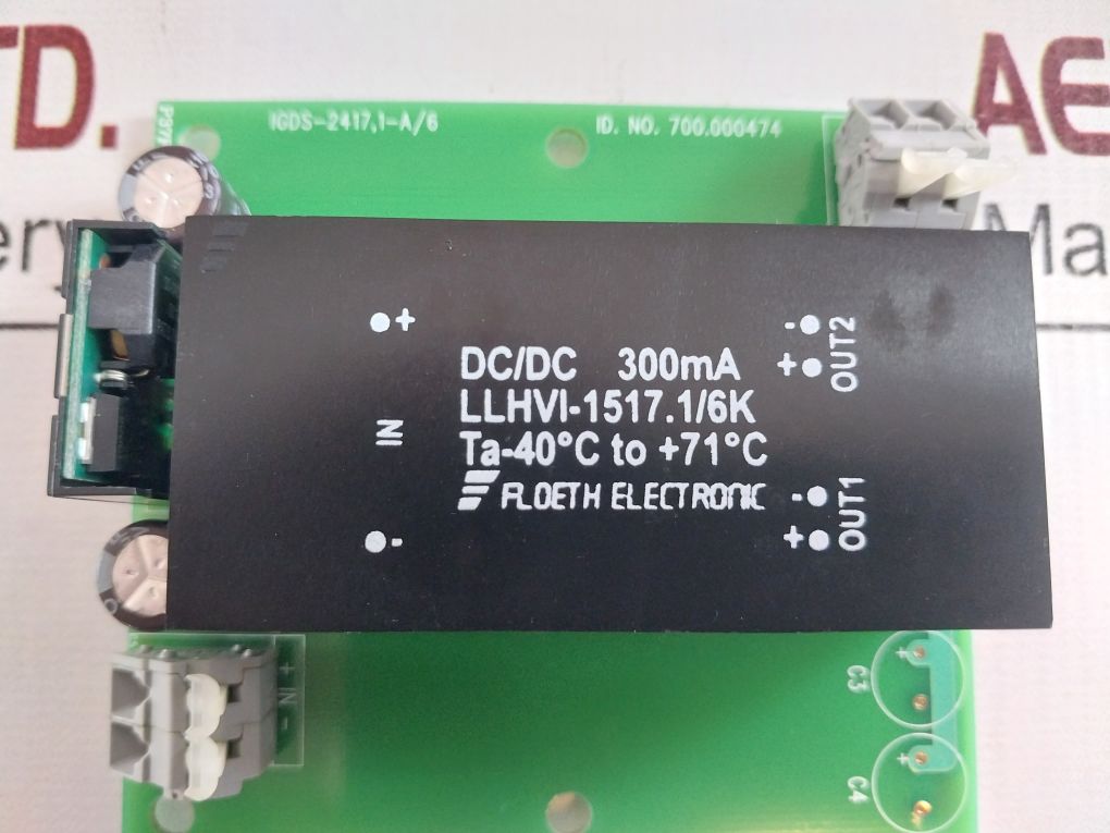 Converteam/Alstom Igds-2417.1-a/6 Power Supply 121101332