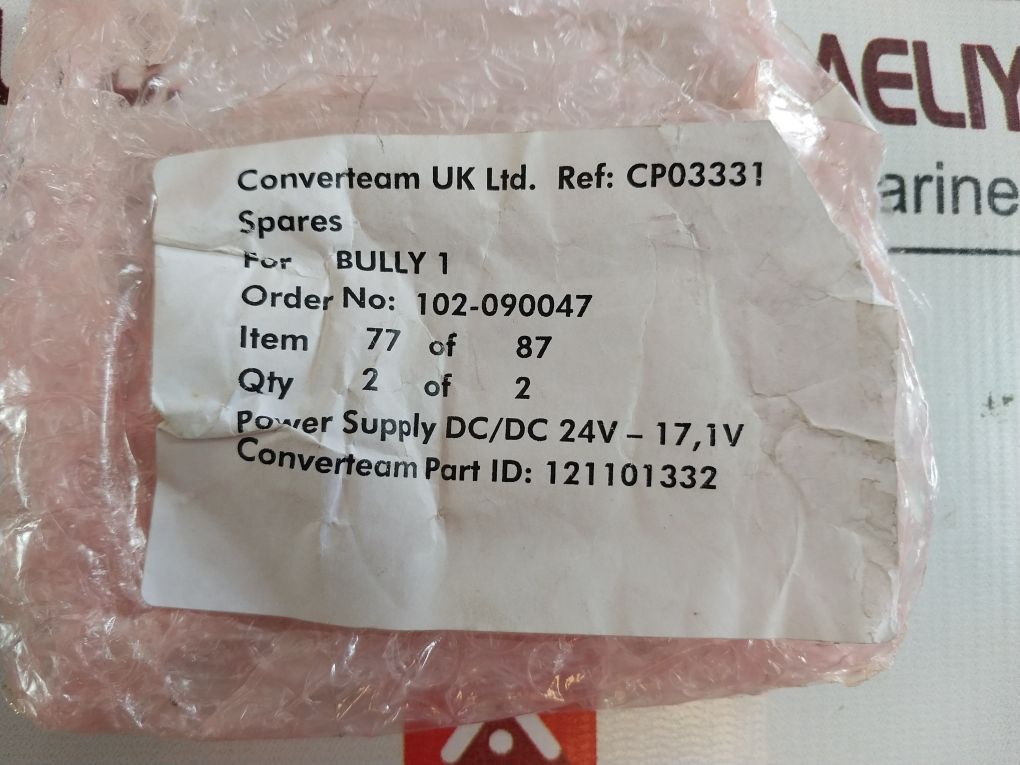 Converteam/Alstom Igds-2417.1-a/6 Power Supply 121101332