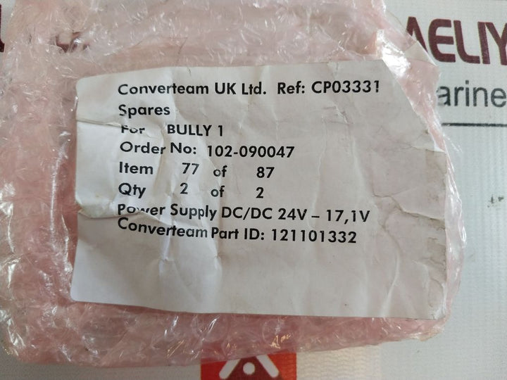 Converteam/Alstom Igds-2417.1-a/6 Power Supply 121101332