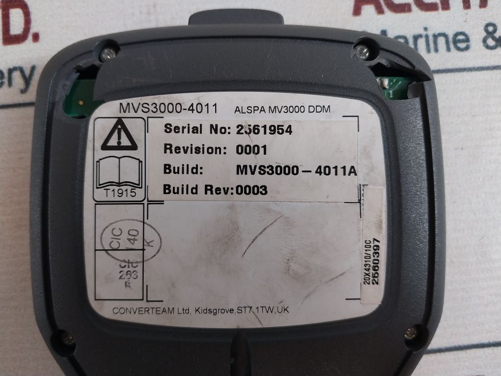 Converteam Mvs3000-4011 Drive Data Manager Alspa Mv3000 Ddm