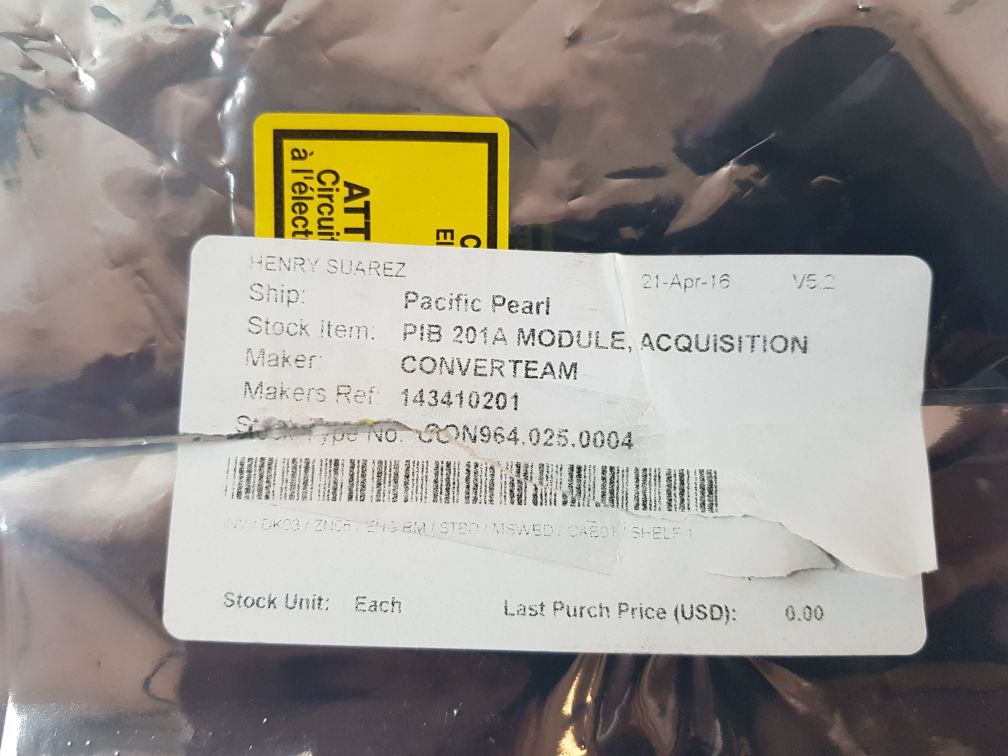 Alstom Converteam Pib-201A Module 3Bec0067 C