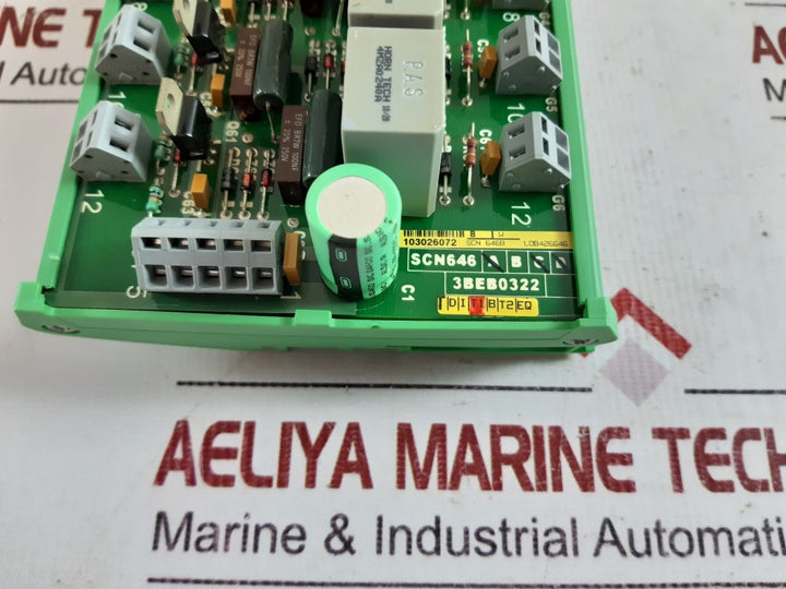 Converteam Scn646 B Electric Module 3Beb0322 V5.2