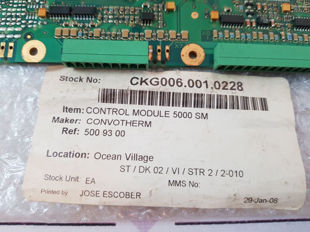 Convotherm St5000-sm Control Module 5000 Sm