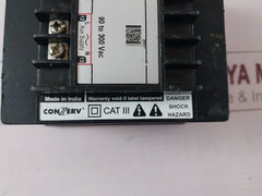Conzerv Dm1110 Digital Panel Meter 90 To 300 Vac