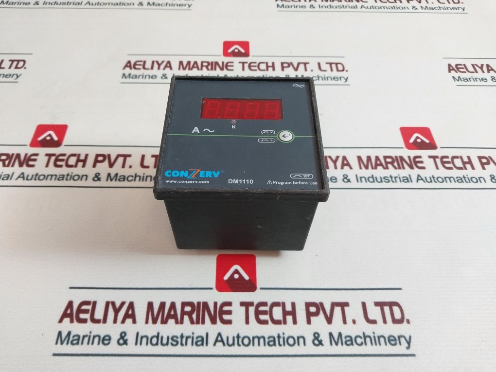 Conzerv Dm1110 Digital Panel Meter 90 To 300Vac 50/60Hz