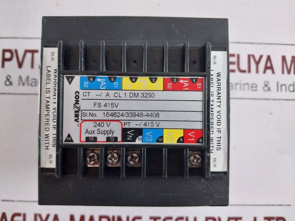 Conzerv Dm 3250 Panel Meter /Voltmeter