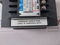 Conzerv Dm 3252 Digital Panel Meter Ct- 1250/5A Aux- 240V