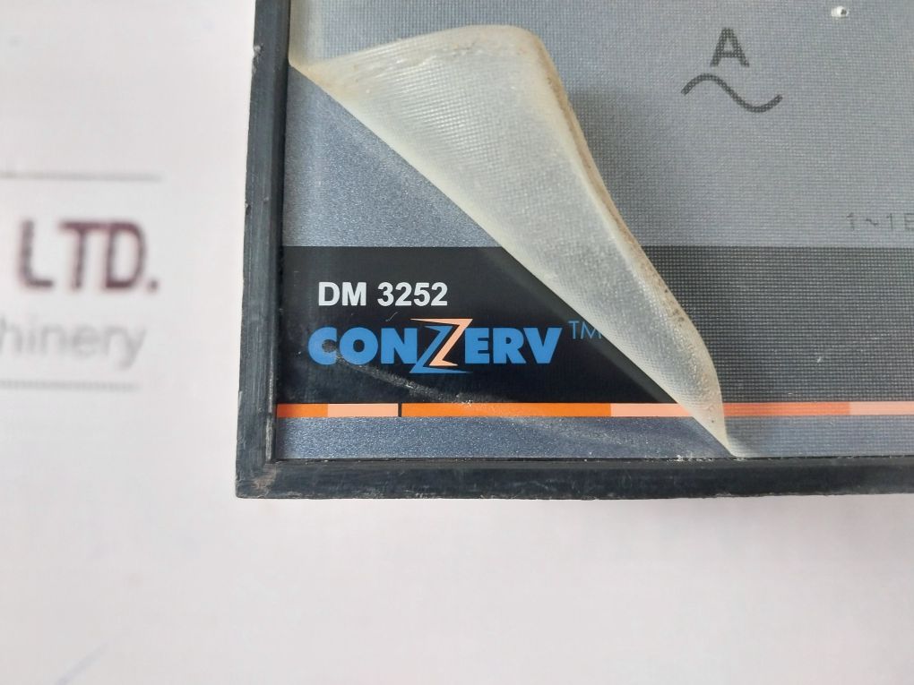 Conzerv Dm 3252 Digital Panel Meter Ct- 1250/5A Aux- 240V