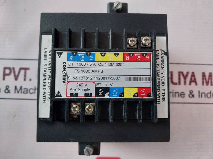 Conzerv Dm 3252 Digital Panel Meter 240 V