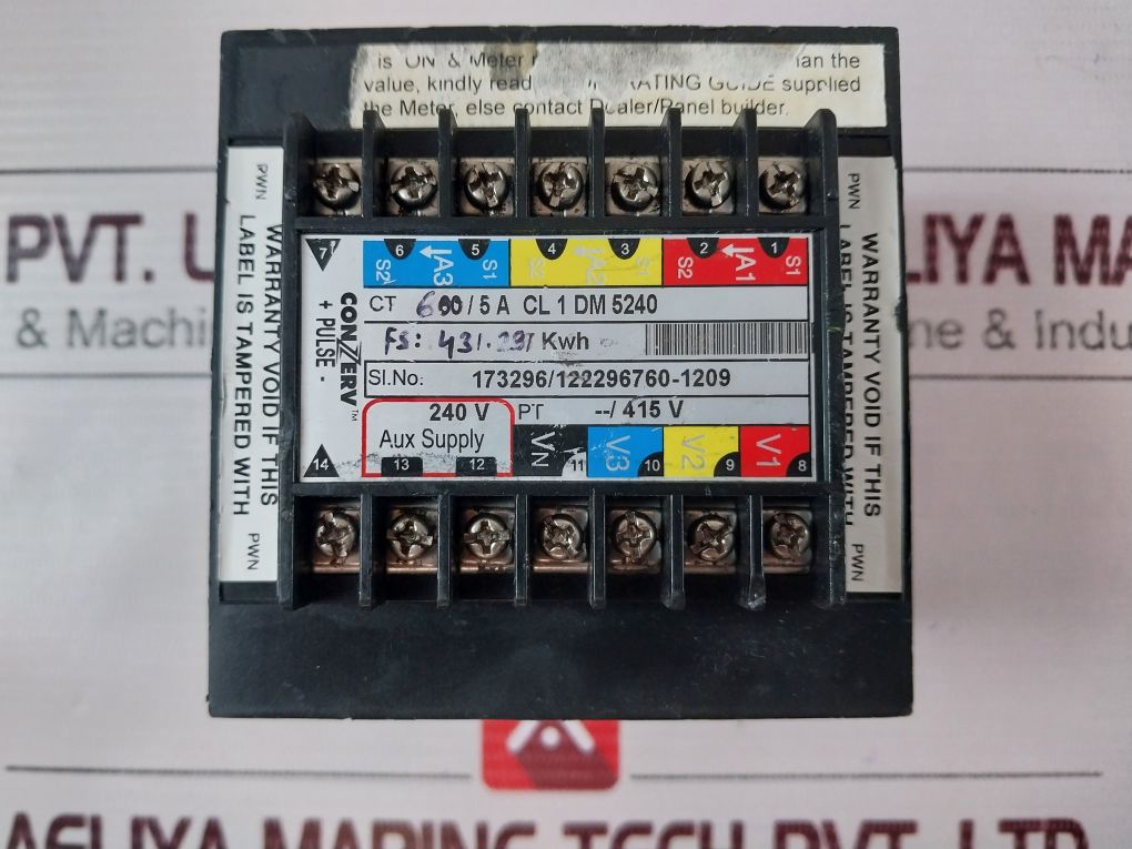 Conzerv Dm 5240 Energy Meter 50…60Hz