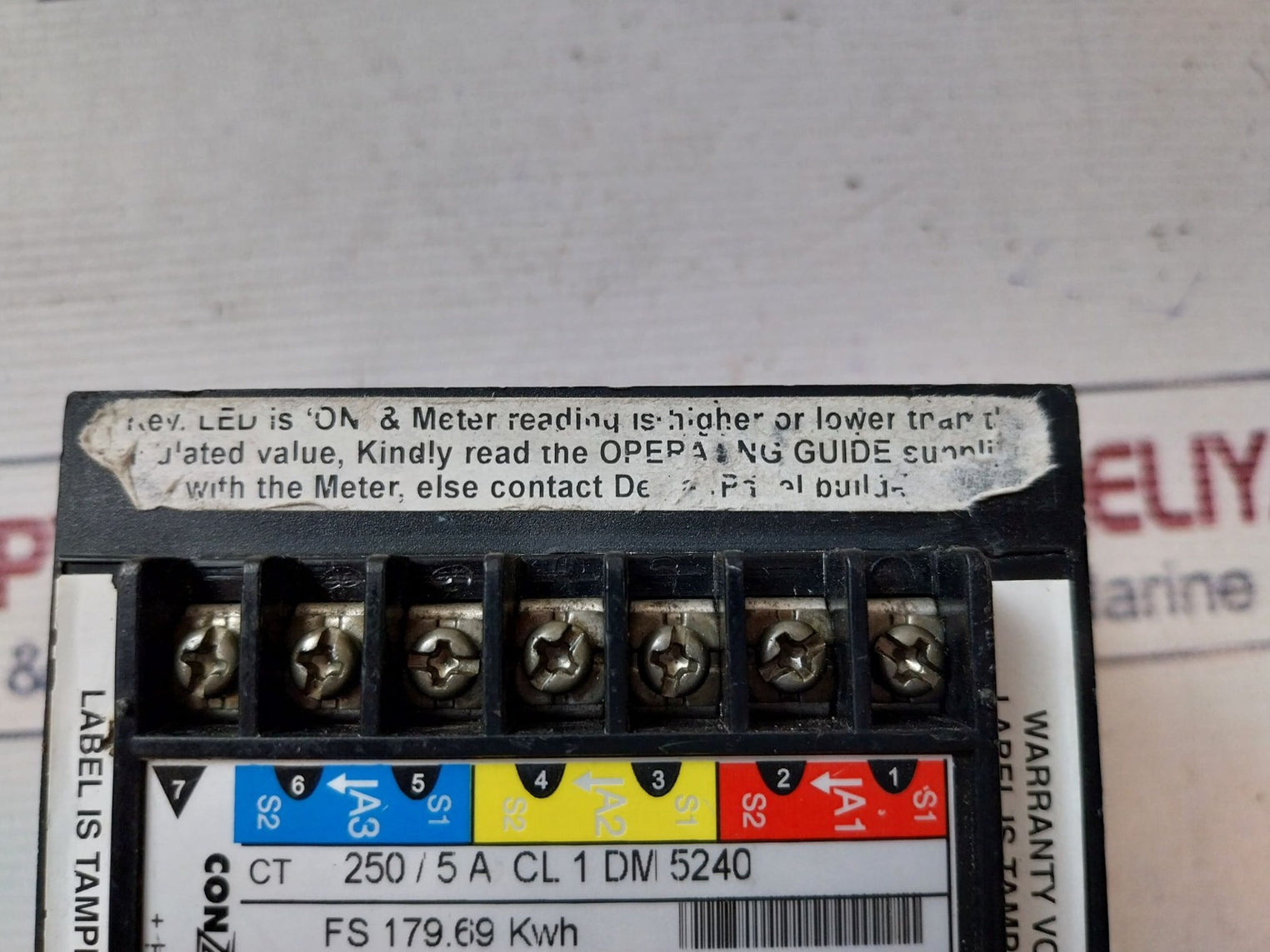 Conzerv Dm 5240 Electronic Energy Meter 240V