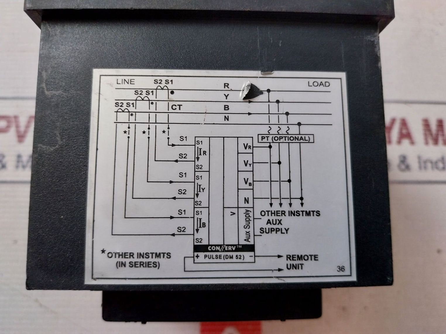 Conzerv Dm 5240 Electronic Energy Meter 240V