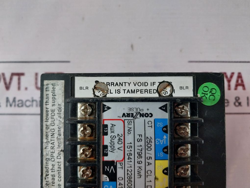 Conzerv Dm 5240 Energy Meter 415 V