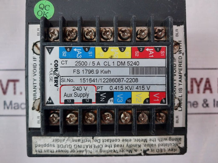 Conzerv Dm 5240 Energy Meter 415 V