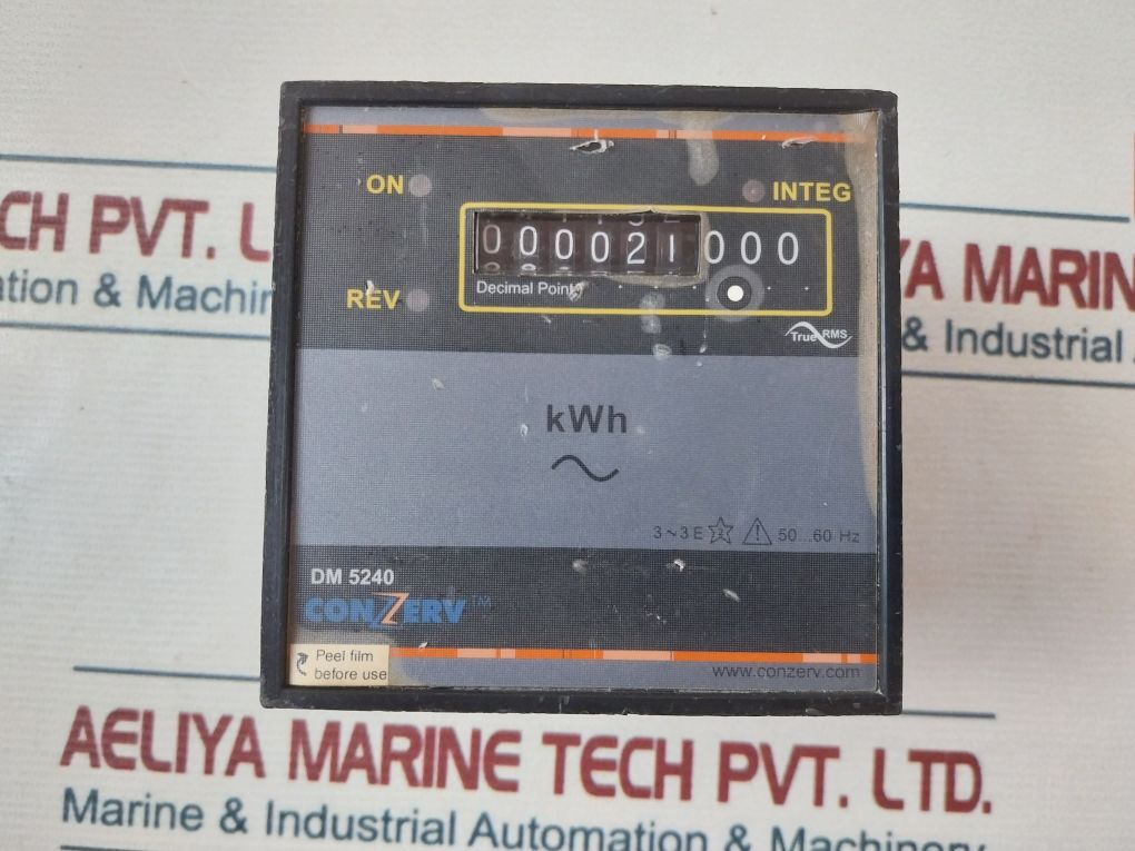 Conzerv Dm 5240 True Rms Energy Meter 240V