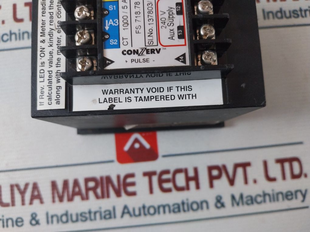 Conzerv Dm 5240 True Rms Energy Meter 240V