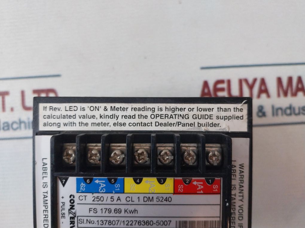 Conzerv Dm 5240 Energy Meter 240V