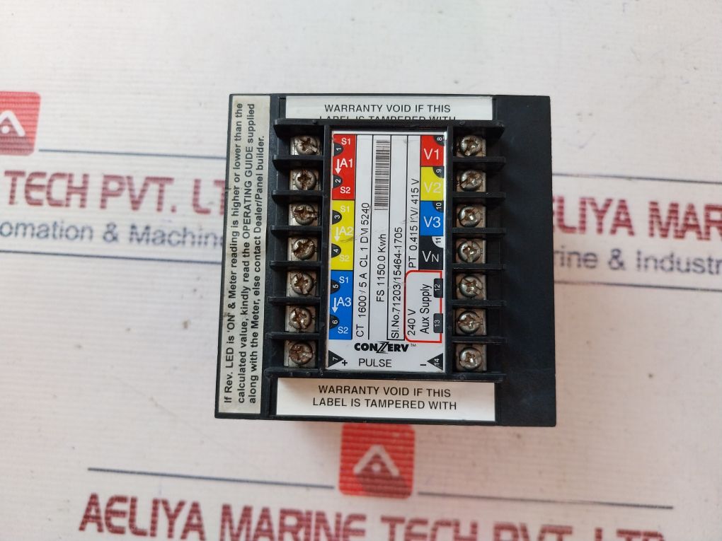 Conzerv Dm 5240 Energy Meter 50-60Hz
