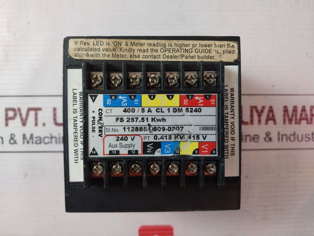 Conzerv Dm 5240 Series Electronic Energy Meter