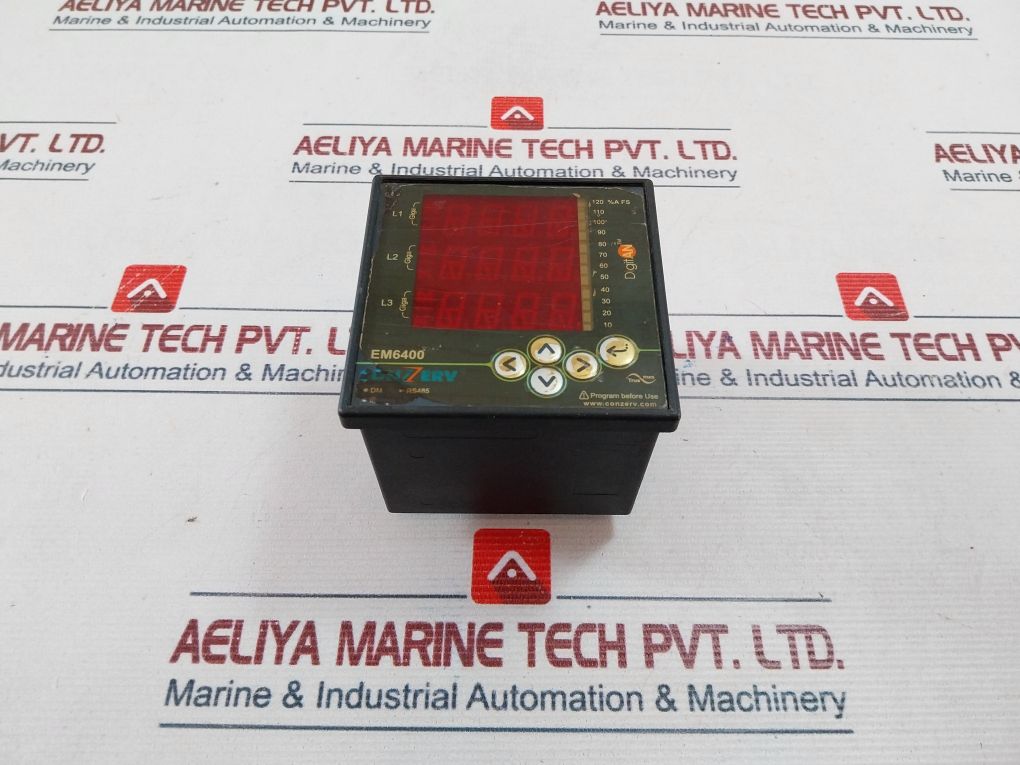Conzerv Em6400 Digital Energy Meter 80-600 Vac