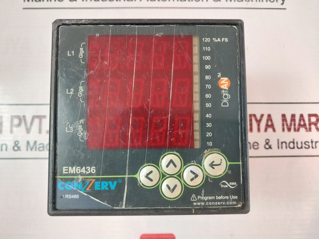 Conzerv Em6436 Power And Energy Meter