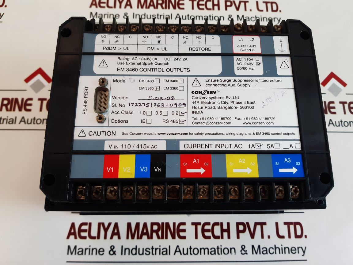 Conzerv Em 3360 Power Energy Monitor Version 5.05.02