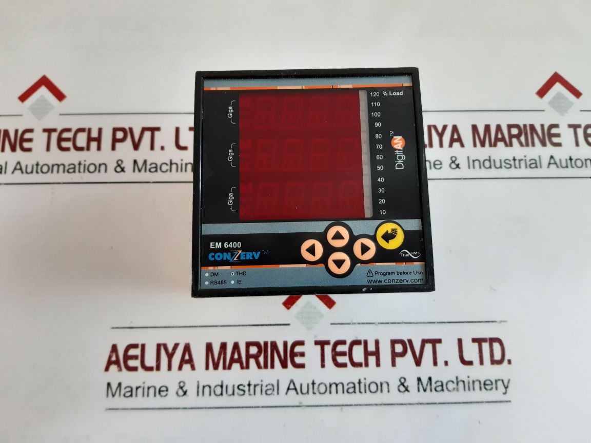 Conzerv Em 6400 Power And Energy Meter