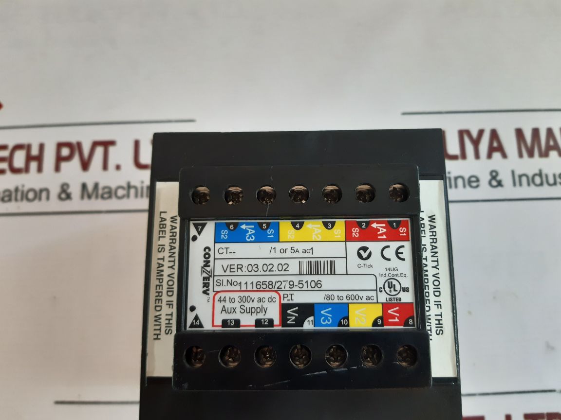 Conzerv Em 6400 Power And Energy Meter
