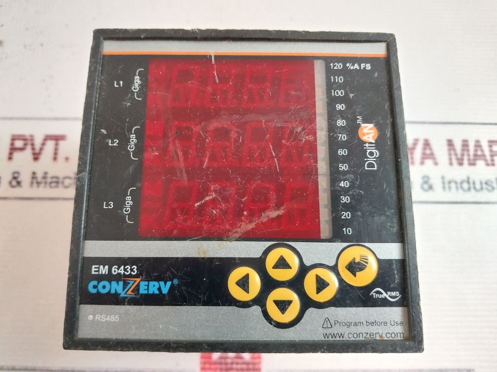 Conzerv Em 6433 Energy Meter 