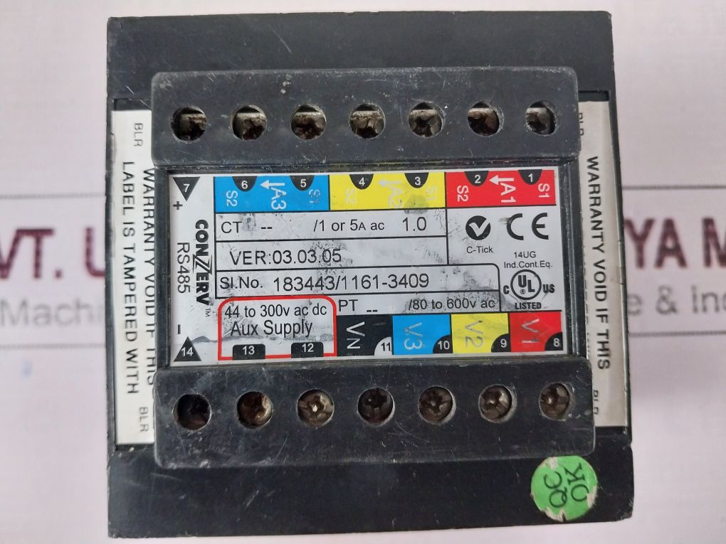 Conzerv Em 6434 Ver 03.03.05 Power And Energy Meters