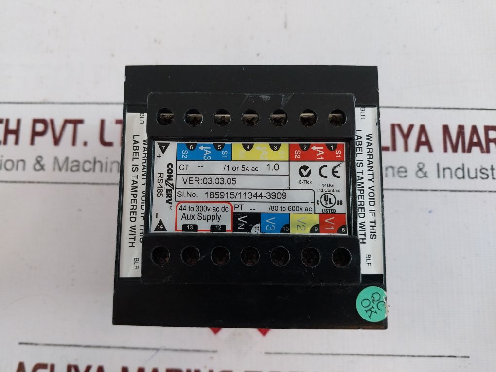 Conzerv Em 6436 Power And Energy Meter Ver: 03.03.05