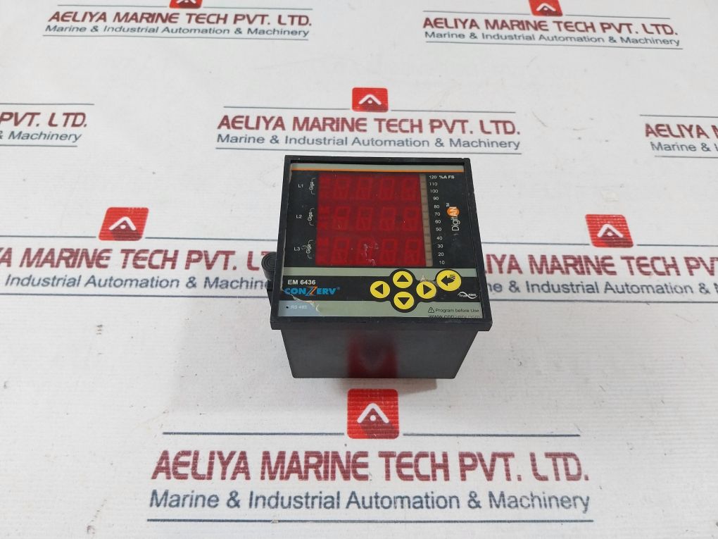 Conzerv Em 6436 Energy Meter 44 To 300V Ac Dc