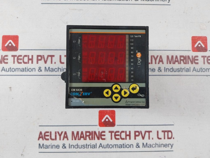 Conzerv Em 6436 Energy Meter 44 To 300V Ac Dc