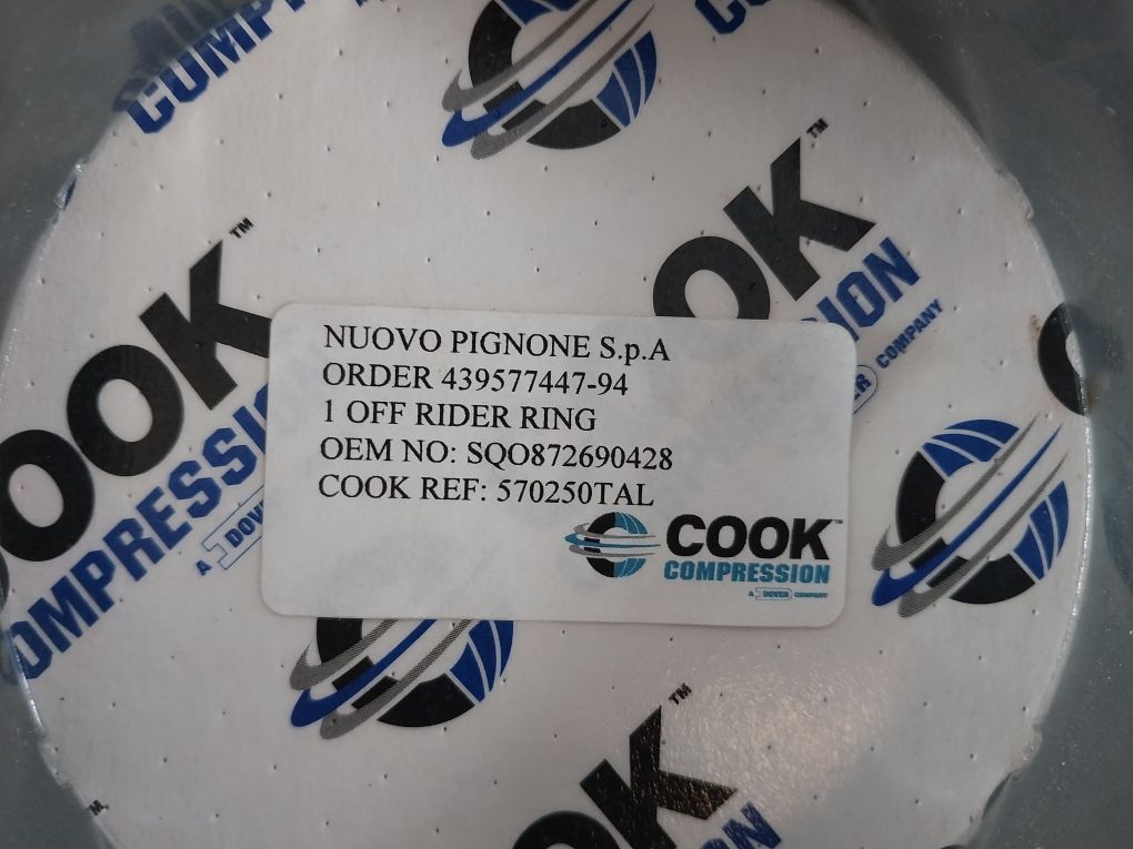 Cook Compression Sqo872690428 Rider Ring 570250Tal
