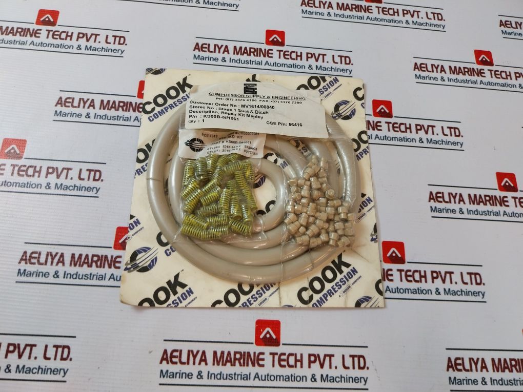 Cook Compression Ks00B-5#1061 Rebuild Kit 56416