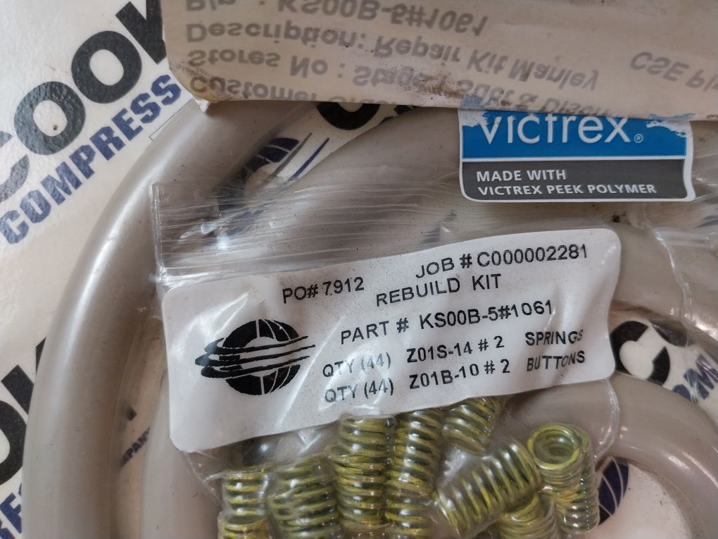 Cook Compression Ks00B-5#1061 Rebuild Kit 56416
