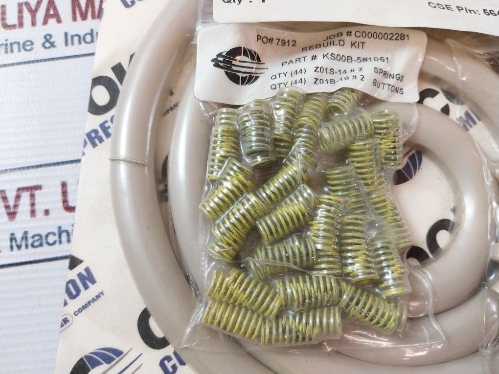 Cook Compression Ks00B-5#1061 Rebuild Kit 56416