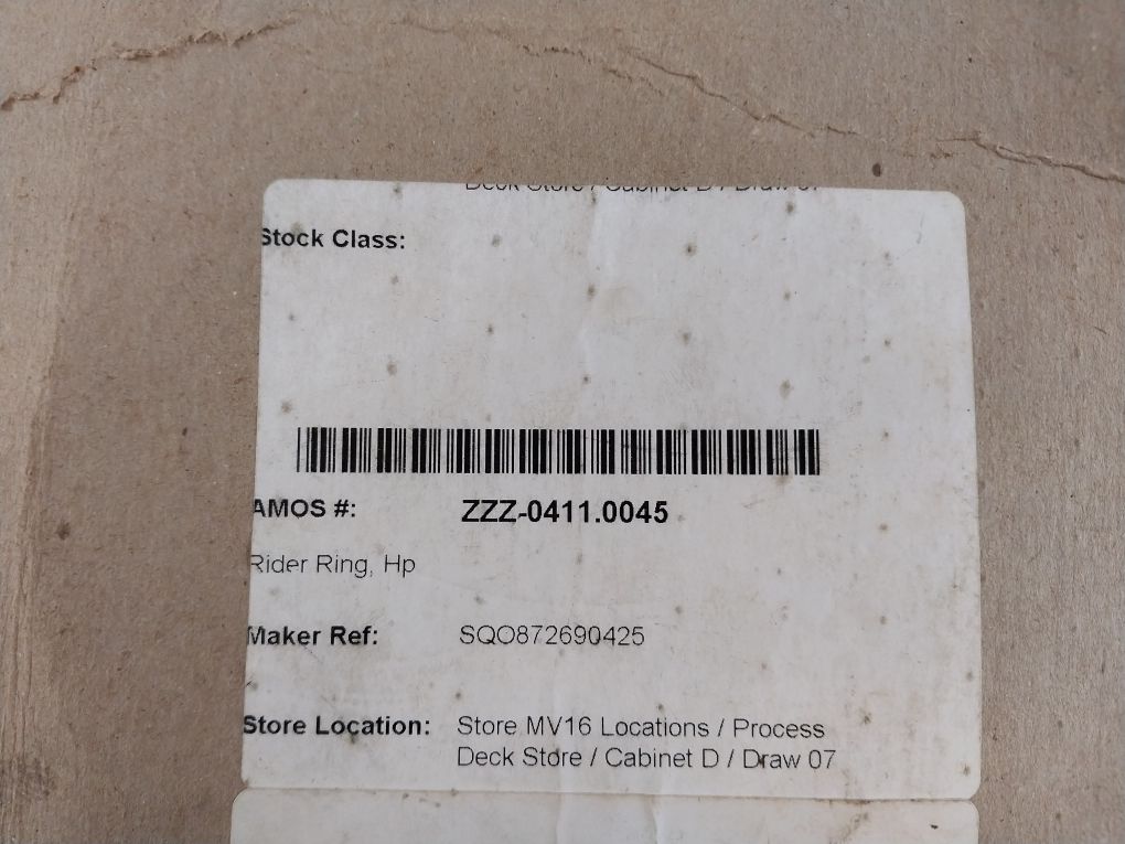 Cook Compression Sqo872690425 Rider Ring 581659Tal