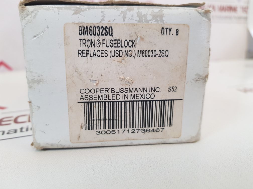 Cooper Bussmann Bm6032Sq Tron Fuseblock