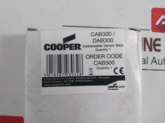 Lot Of 14X Cooper Cab300 Addressable Analogue Mounting Base